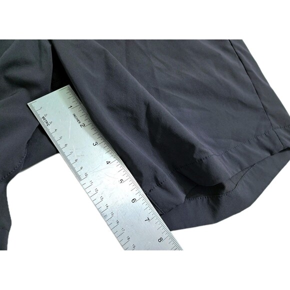 Chaps Golf Shorts Men's 36 Zip Pocket Gray Tech Stretch Flat Front Chino - Picture 9 of 9